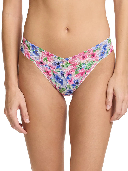 Original Rise Thong Print Wrapped