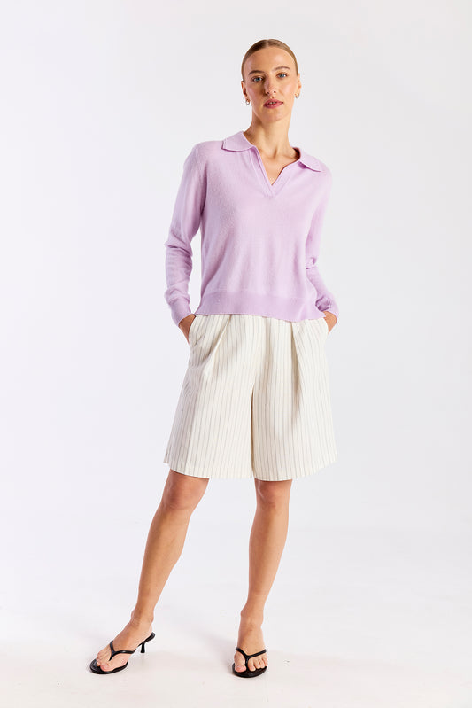 Collared Sweatshirt