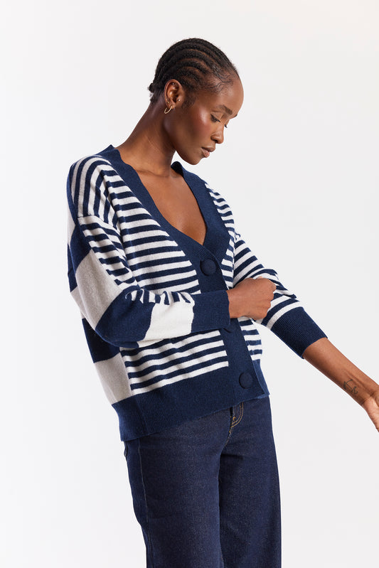 Beach Stripe Cardigan