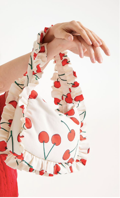 Cherry Ruffle Bag