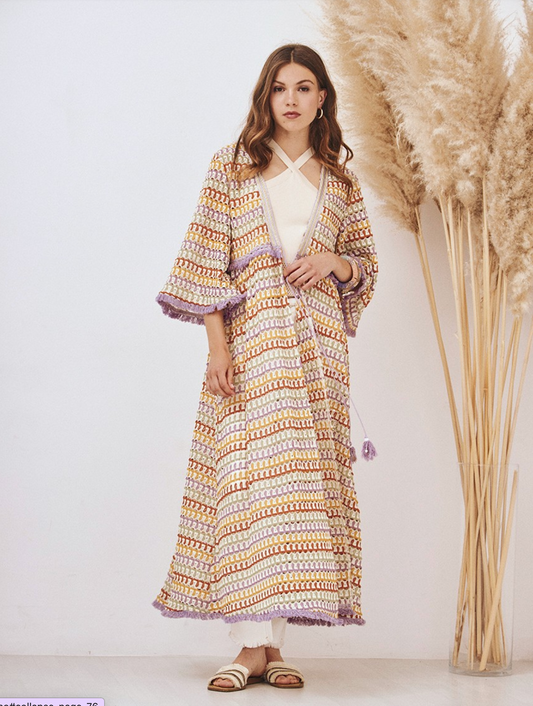 Multicolor Kimono