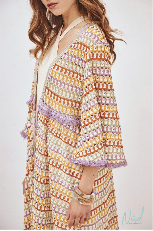 Multicolor Kimono