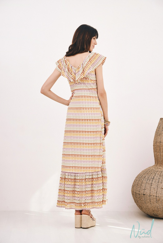 Ruffle Knit Dress