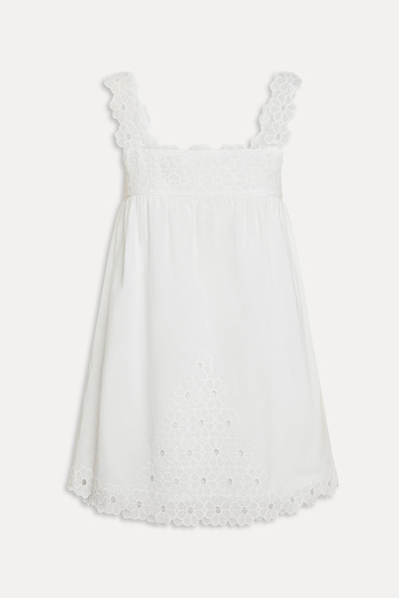 x Devon Lee Carlson Sky Cotton Babydoll Dress