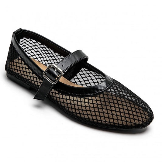 Mesh Ballet Flats