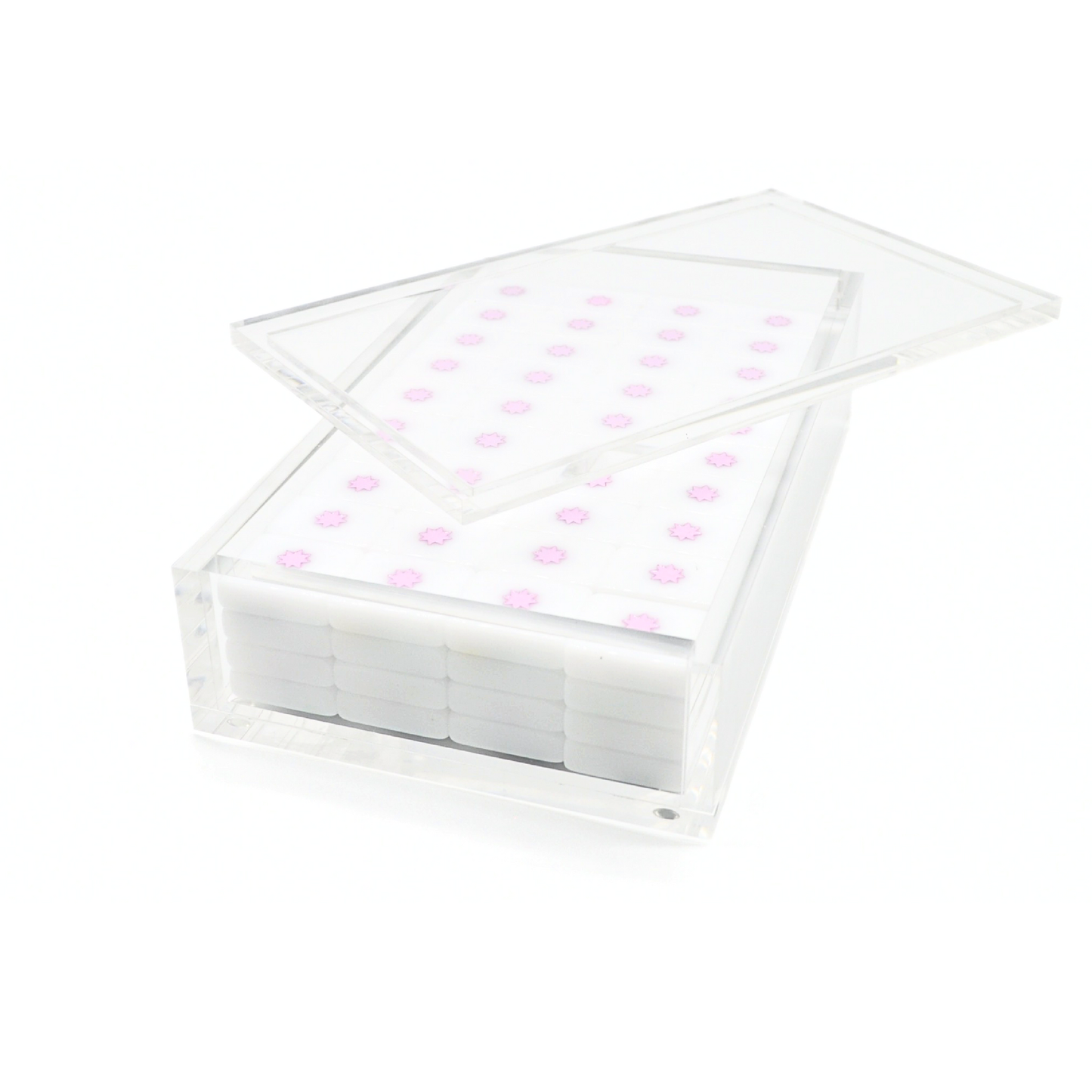 Clear Acrylic Mahjong Set Display Box