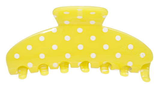 Big Effing Clip in Citrus Polka Dot