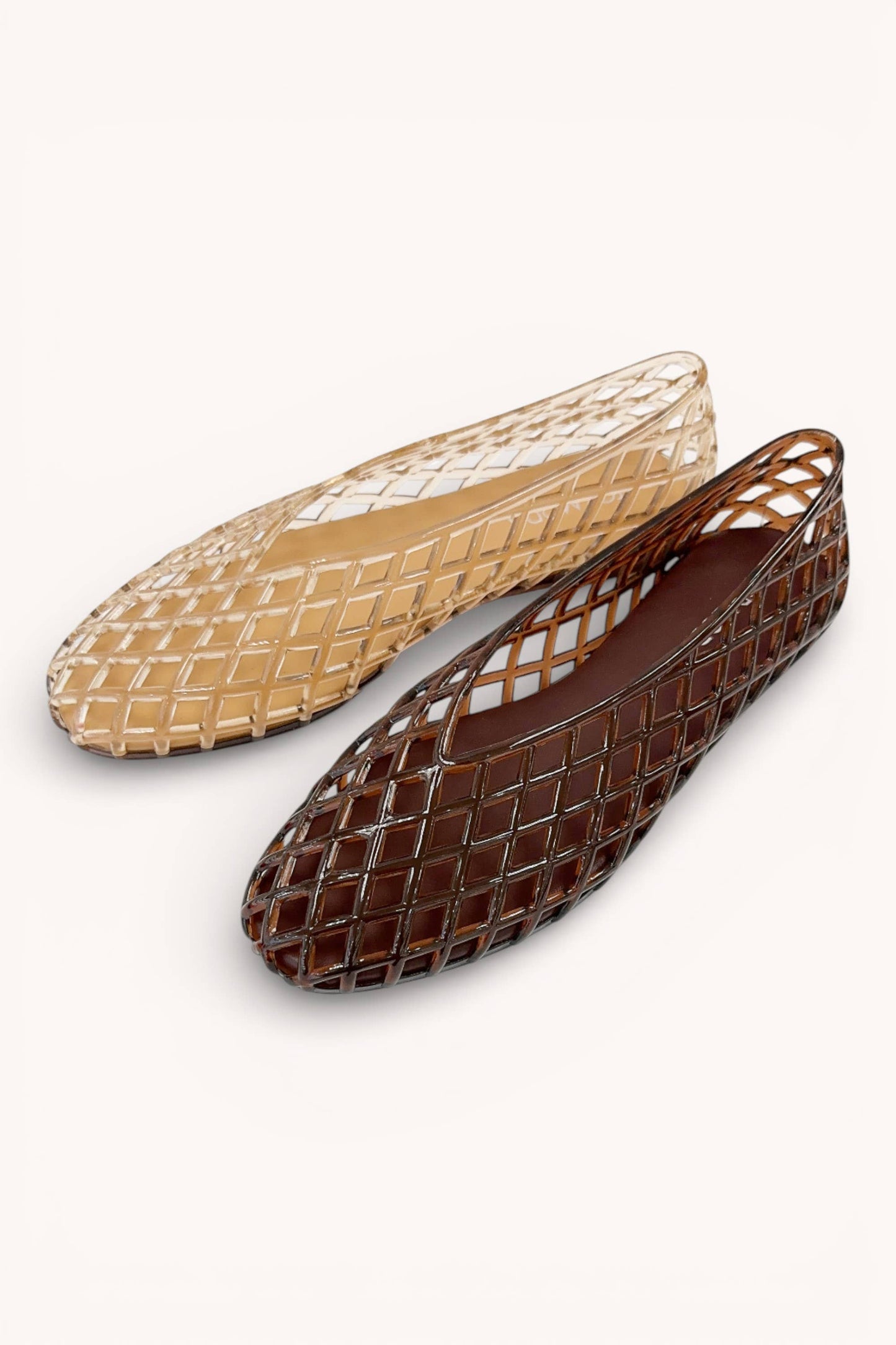 JELLY SLIP ON FLATS CLEAR