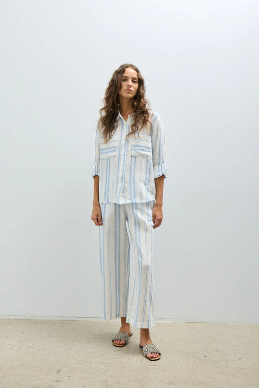 Charlie Pant / Gradiant Blue Stripe