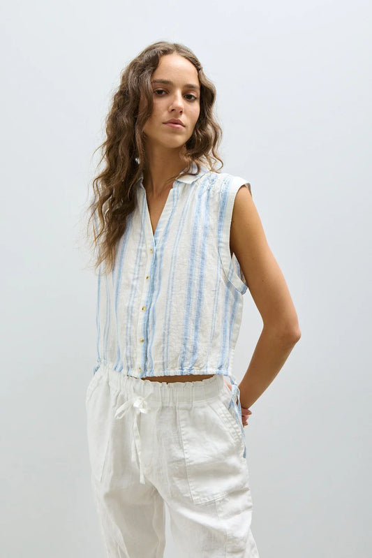 Daniela Shirt / Gradiant Blue Stripe