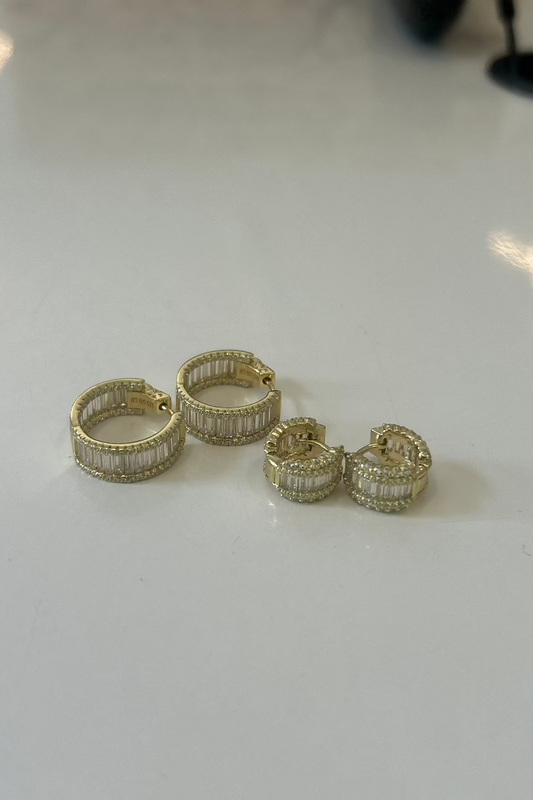 Pavé Hoop Earring