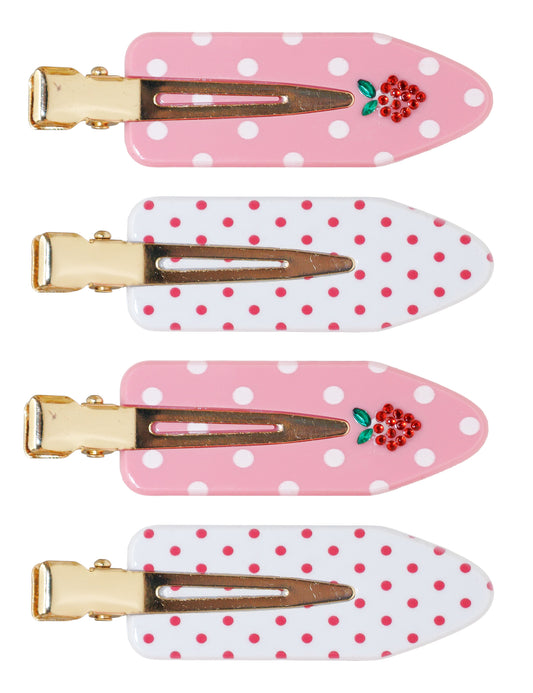 Popstar Clips in Sweet Berry Dot