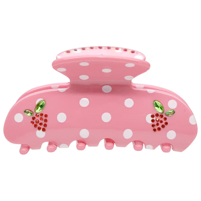 Sweetheart Clip in Lychee Berry Dot