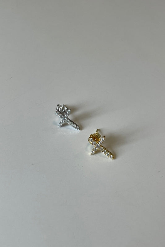 Sparkle Cross Stud