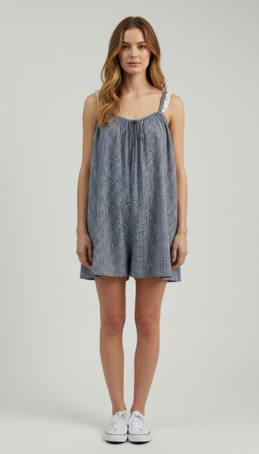 GINGHAM ROMPER