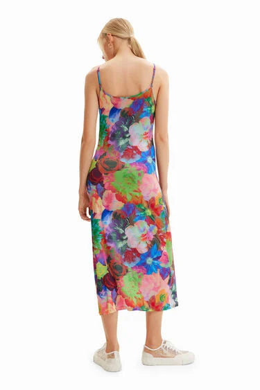 Slim Floral Lingerie Dress